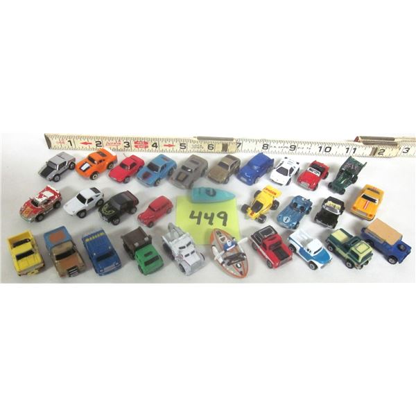 Lot of (30) Miniature Cars & Trucks