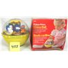 Image 1 : Vintage 1973 Fisher Price #1150 Floating Plastic Roly Poly Chime Ball w/ Original Box