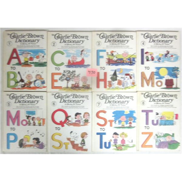 1973 Complete (8) Volume Charles Schultz “Charlie Brown” Dictionary Set