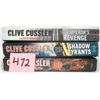 Image 2 : (3) Clive Cussler Paperback Novels