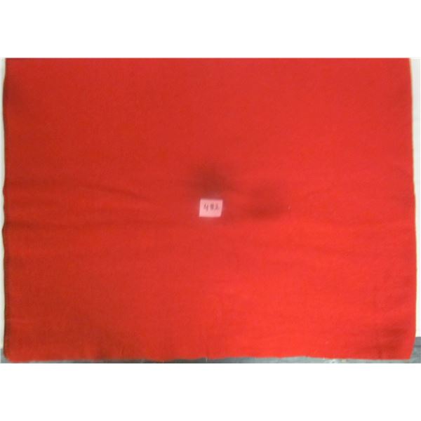RARE Vintage 1957 56”x 76” Red Wool Blanket – Moth Proof