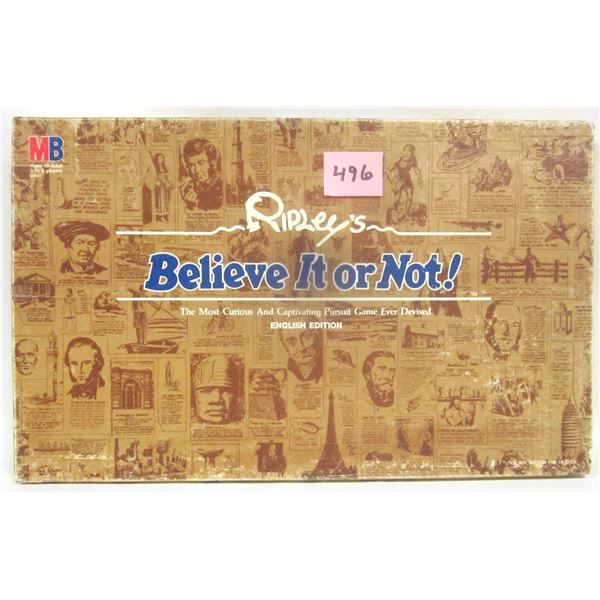 Vintage 1989 Milton Bradley “Ripley’s Believe It or Not” Board Game