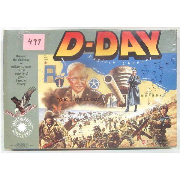 Vintage 1991 New Unpunched Avalon Hill “D-Day” English Channel Board Game