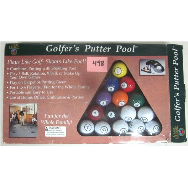 Vintage 2000 “Golfer’s Putter Pool” Golf Skill Game