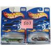Image 1 : (2) New Sealed Vintage 2000 Hot Wheels. “MX-40 Turbo” & “’59 Cad