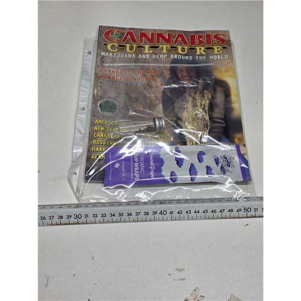 Cannabis Magazine- w/ Wraps & Seeds
