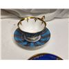 Image 2 : Antique blue/gold china Unterweissbach Germany, ca. 1911, also royal albert, royal Stratford