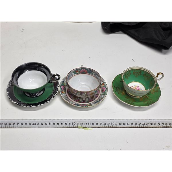 Various chinaware- tea cups and saucers