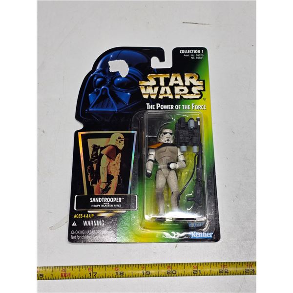 Starwars sealed figure- 1996 Sand trooper by kenner