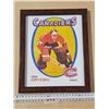 Image 1 : Ken Dryden Rookie Card Enlargement, Framed
