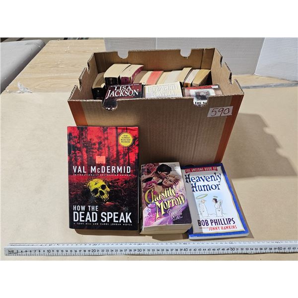 Large box of Assorted Books.  Approx 4 Dozen.