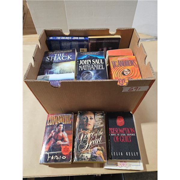 Large box of Assorted Books.  Approx 4 Dozen.