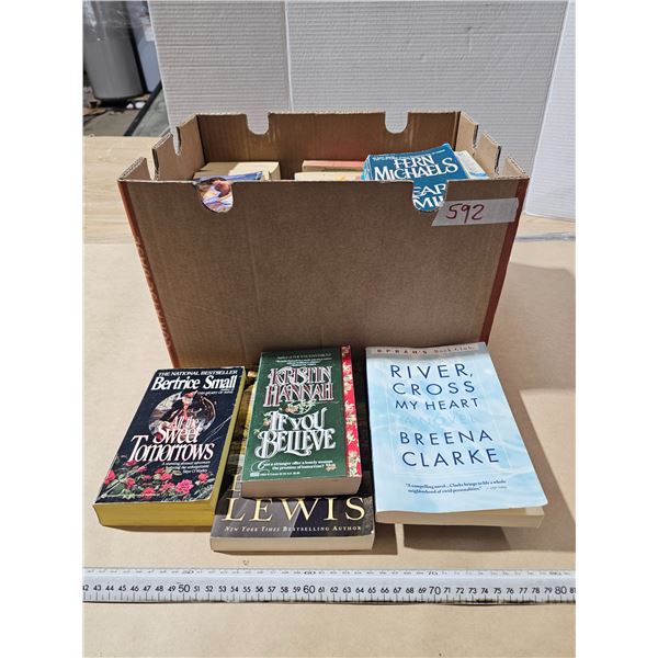 Large box of Assorted Books.  Approx 4 Dozen.