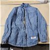 Image 1 : Fleeced Lined Denim Jacket.  Size Medium