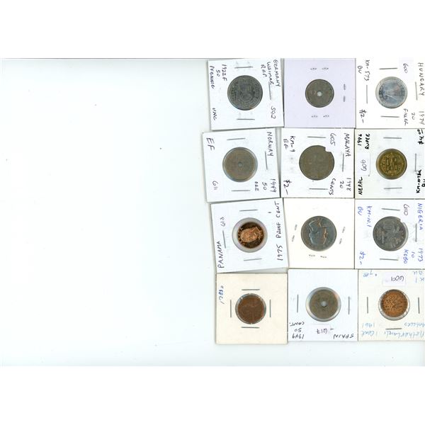 Lot of Foreign Coins As Shown