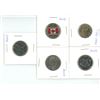 Image 1 : (4) Canadian 25 Cent Commemorative Coins and 1951 Canadian 5 Cent Coin