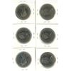 Image 2 : (5) Canadian Silver Dollars 80% Silver w/ British Columbia 1971 Coin