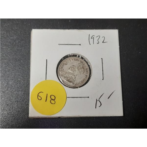 1932 Canadian Silver Ten Cents
