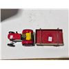 Image 2 : Toy tractor and wagon