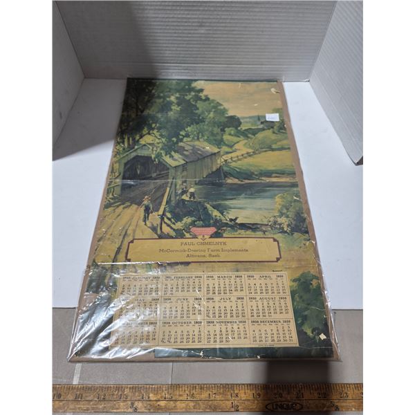 Mccormick deering- calendar