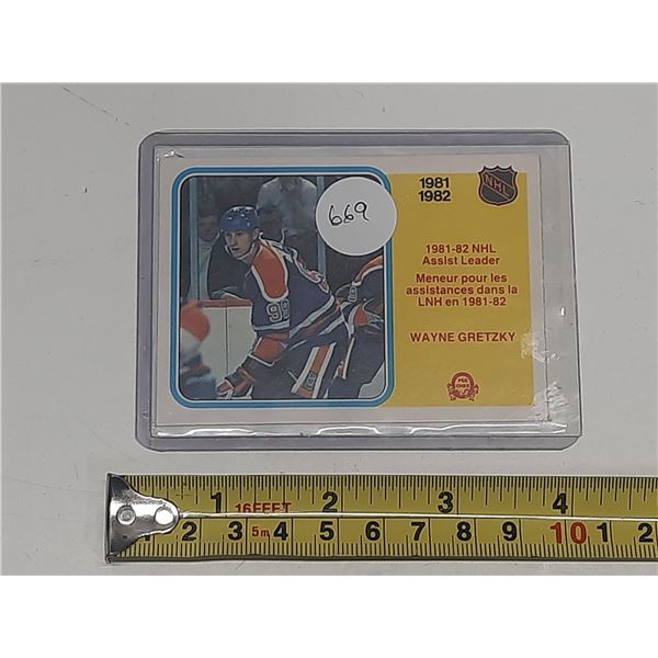 GRETZKY  81-82 OPC 240 ASSIST LEADER
