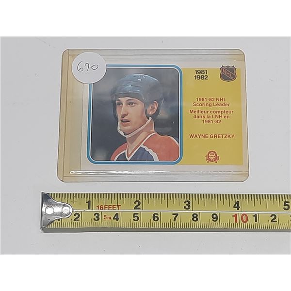 GRETZKY  81-82 OPC 243 SCORING  LEADER