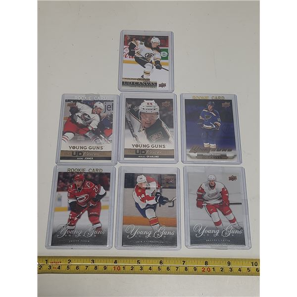 7 – UD YOUNG GUNS CANVAS  3-2011-12, 2-13-14, 1-14-15, 1-17-18