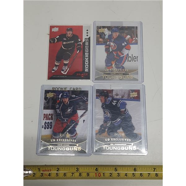 3 – UD EXCLUSIVES #'D SSP XXX/100, + 1 SAMI VATANEN RC 032/150