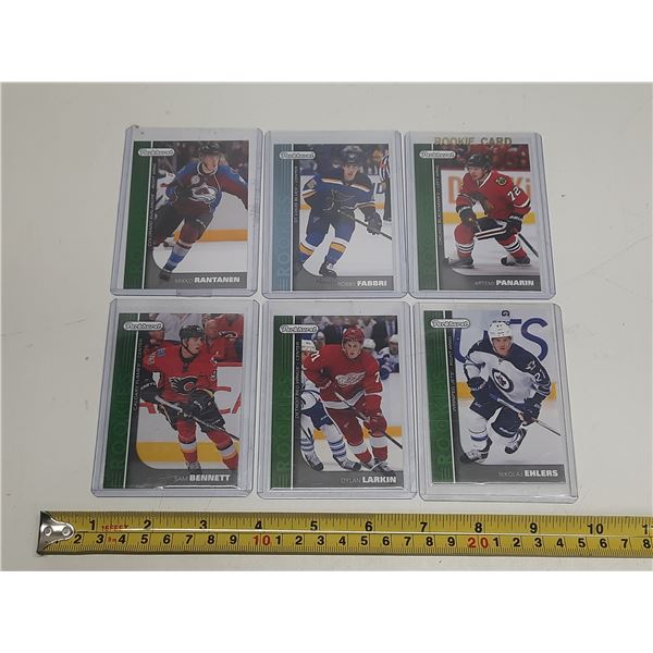 6 -  2015-16 UD PARKHURST ROOKIES INSERTS  PR-3, 4, 5, 7, 8, 10