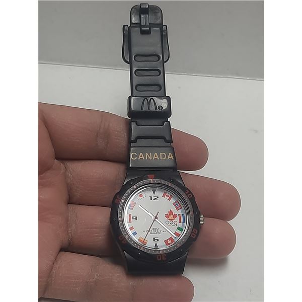 VINTAGE  McDONALD'S 1998 OLYMPIC GAMES QTZ, NEW BATT,  RUNS