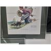 Image 3 : (3) 16 X 20  FRAMED NORMAN ROCKWELL PRINTS  WINTER, SPRING, AUTUMN