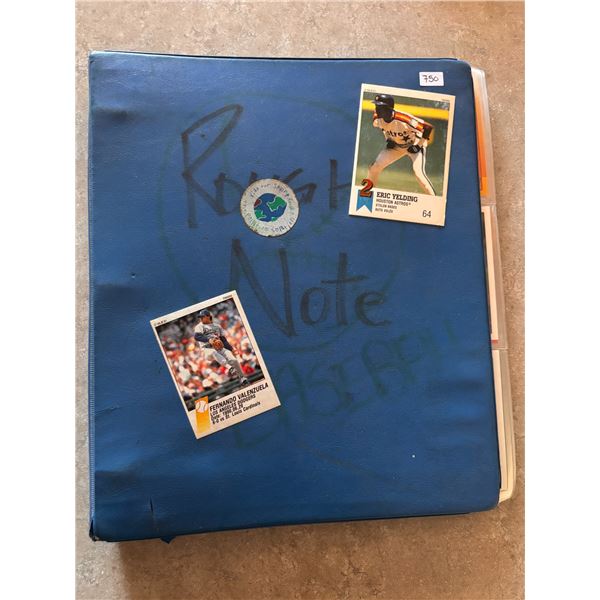 Assorted Sportscard Binder