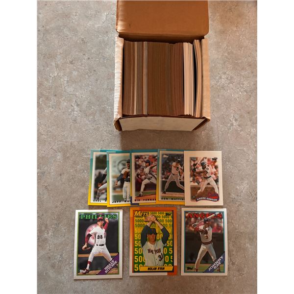 Box of Assorted Baseball Cards