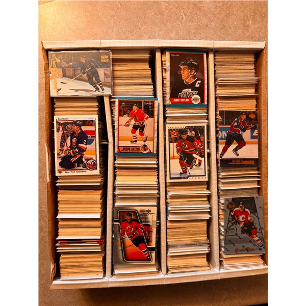 Large Box of Assorted Hockey Cards