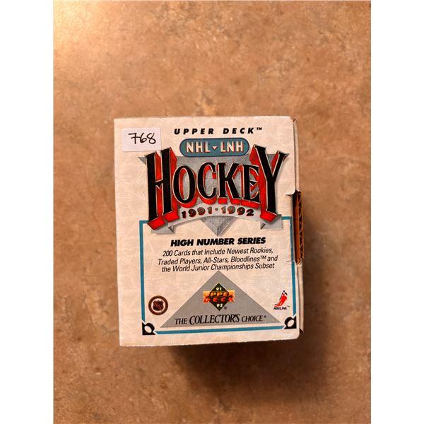 1991-92 Upper Deck High Series - Factory Sealed Set