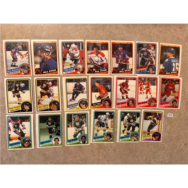 1984-85 Topps Hockey Cards (20)