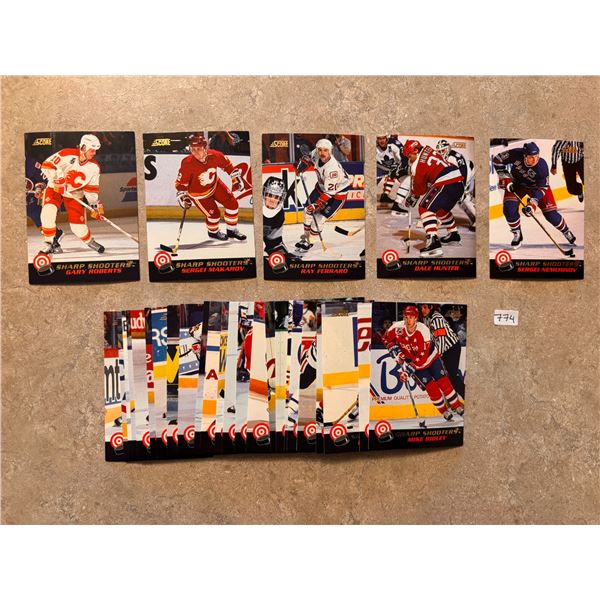 1992-93 Score Sharp Shooters Insert Set