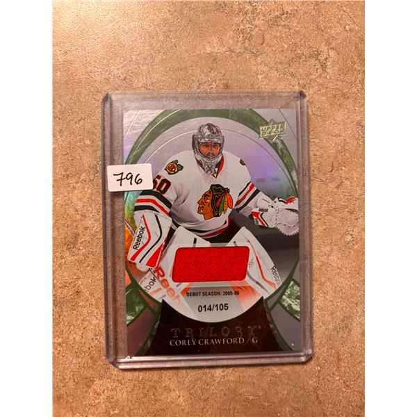 Corey Crawford - Jersey Card