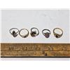 Image 1 : 5 rings- 1 is 925 and sizes range from 6-7