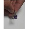 Image 2 : Ladies size 8 ring with purple stones