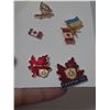 Image 3 : 5 various canadian pins