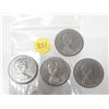 Image 2 : 4 canadian 1 dollar coins- 1971, 1972
