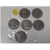 Image 2 : 6 canadian 1 dollar coins- 1968