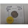 Image 1 : 1899 canadian 10 cent silver coin