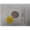 Image 1 : 1913 canadian 10 cent silver coin