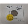 Image 1 : 1929 canadian 10 cent silver coin