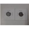 Image 2 : 2- 2016 and 2020 canadian 10 cent silver coins- uncirculated- both cameo