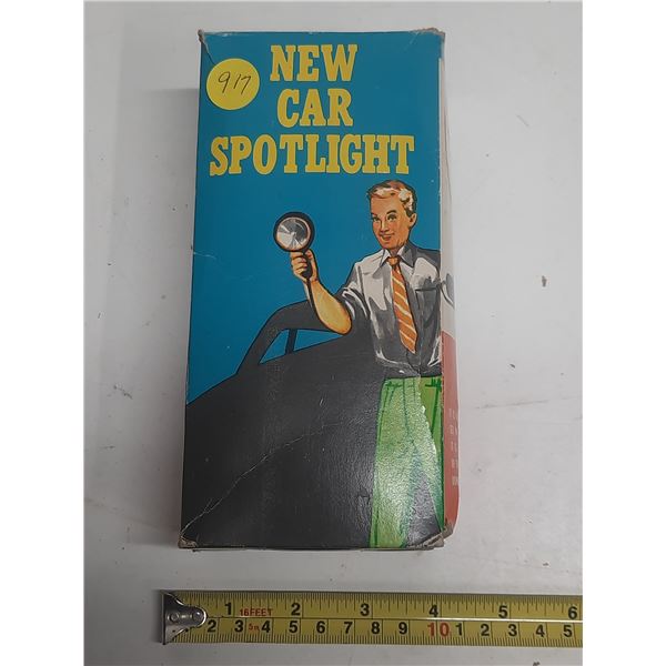 NOS unused car spotlight- 12 volt plug in lighter