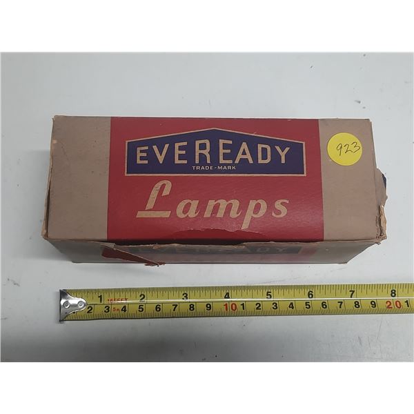 Box of 10 bulbs eveready #88 NOS