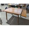 Image 4 : Vintage Maple Coloured Draw Leaf Table